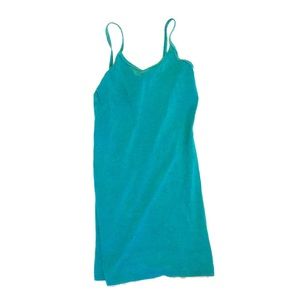 Turquoise athletic tank top